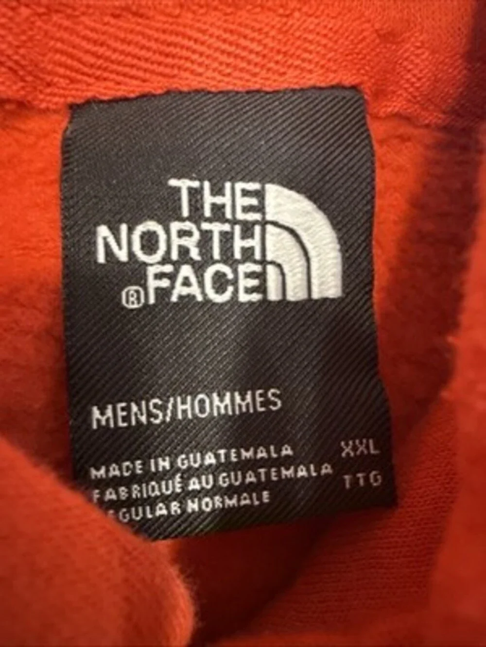 THE NORTH FACE Hoodie Mens XXLHalf Dome Fleece Sweatshirt Pullover Red